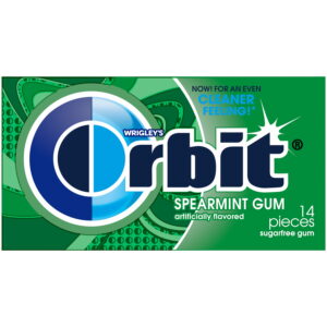 orbit gum spearmint sugar free chewing gum single pack 14 piece 43dee085 0dd8 495c 9be8 2f26e5a9aa36.e62875900840860c9adfeb79b517e3c8.jpeg