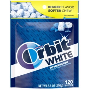 orbit white peppermint sugar free chewing gum value pack 120 ct bag 171a1731 e7ea 47cd b24c 5c90fb41153f.ea956f529a59fdc0e3fa93f10ce4e5f7.jpeg