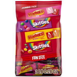 skittles starburst fun size chewy candy variety bag 32 28 oz jumbo pack 2a76ed78 fa0c 4842 a78f 531fd0d24f7a.1e8aab5468845da9346ce5bd847ebc74.jpeg