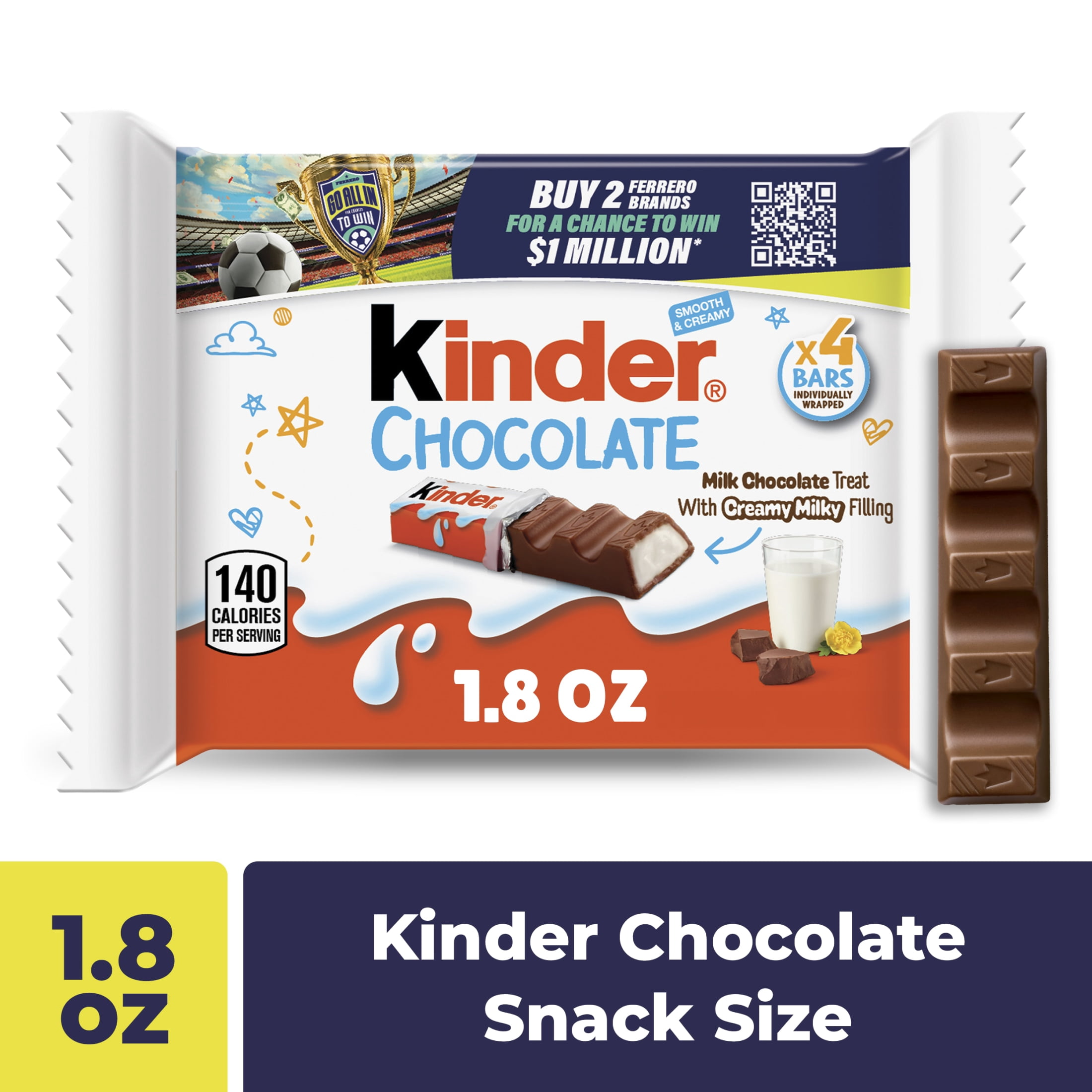 kinder chocolate 4 bars milk chocolate bar with creamy milky filling individually wrapped candy 1 8 oz total 1905ebfa 37c8 4be5 9aff 053f4f78fbc8.efeb43cbfa6564f2343b1d7d381495a2.jpeg kinder chocolate 4 bars milk chocolate bar with creamy milky filling individually wrapped candy 1 8 oz total 1905ebfa 37c8 4be5 9aff 053f4f78fbc8.efeb43cbfa6564f2343b1d7d381495a2.jpeg